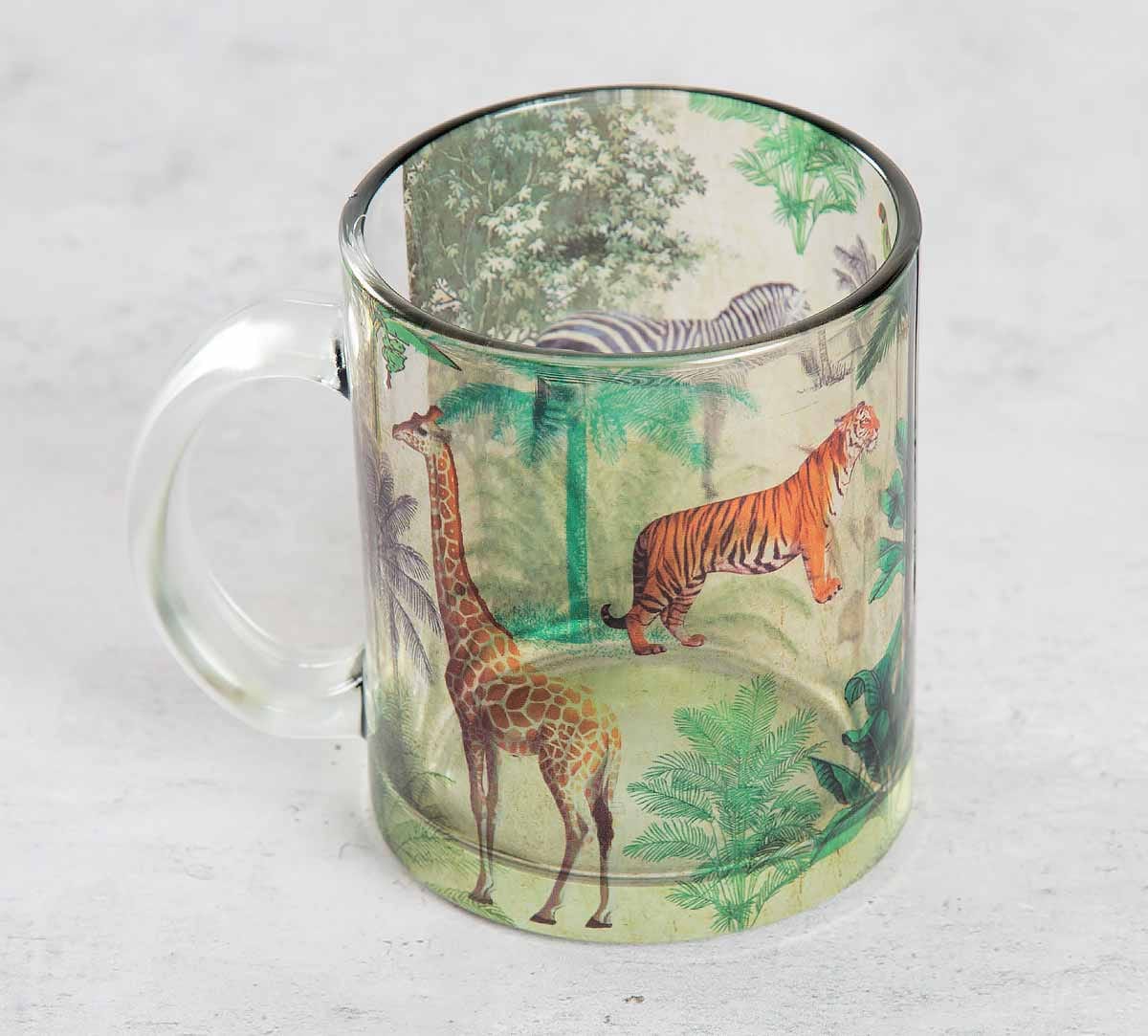 Forest Dominion Glass Coffee Mug