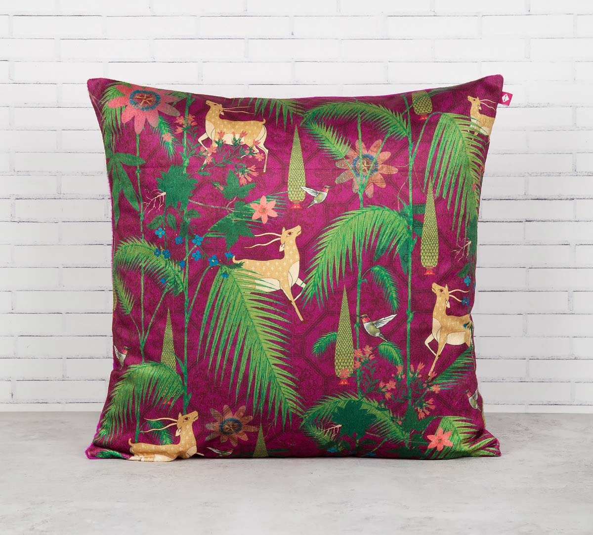 Forest Fetish Blended Velvet Cushion Cover