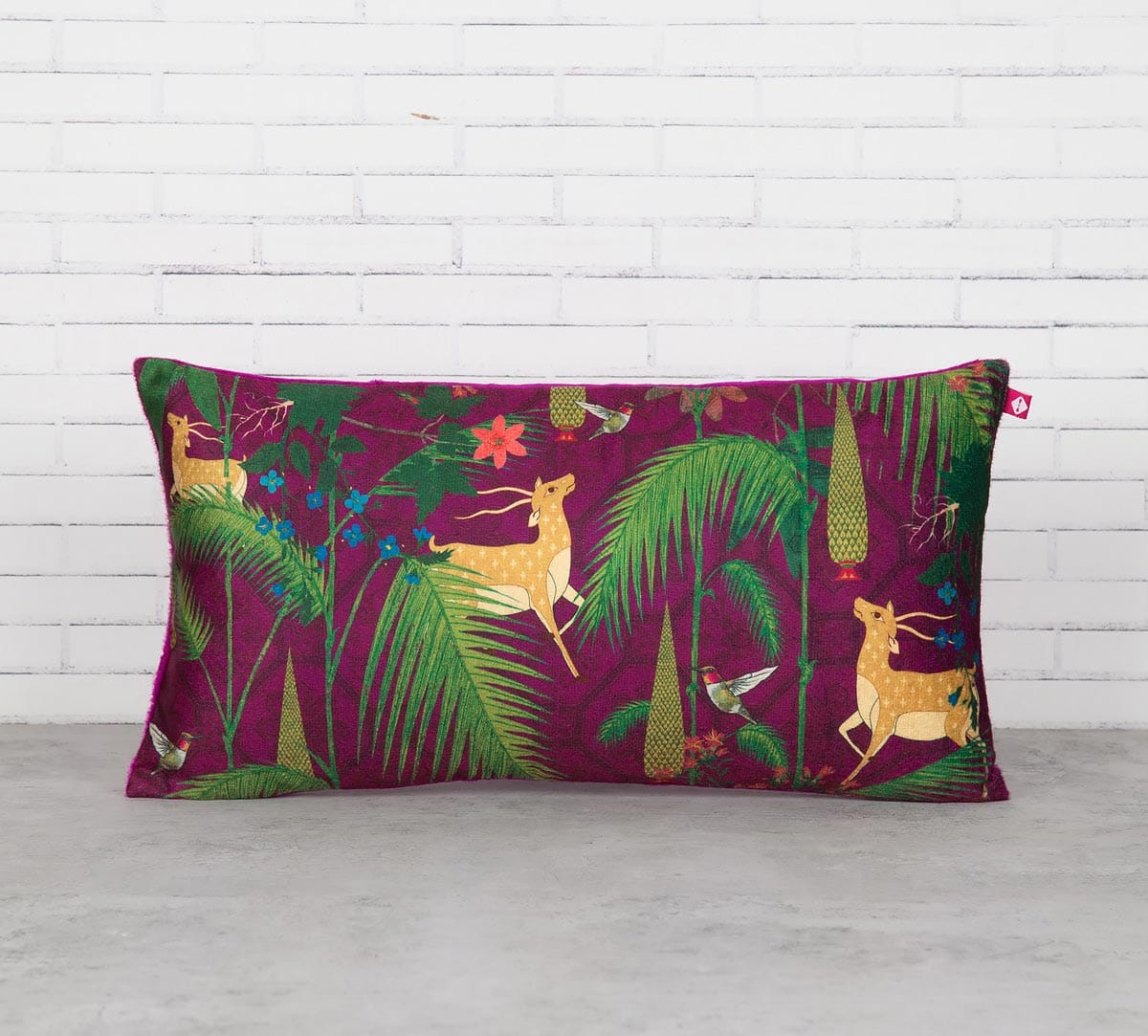 Forest Fetish 16" x 8" Blended Velvet Cushion Cover