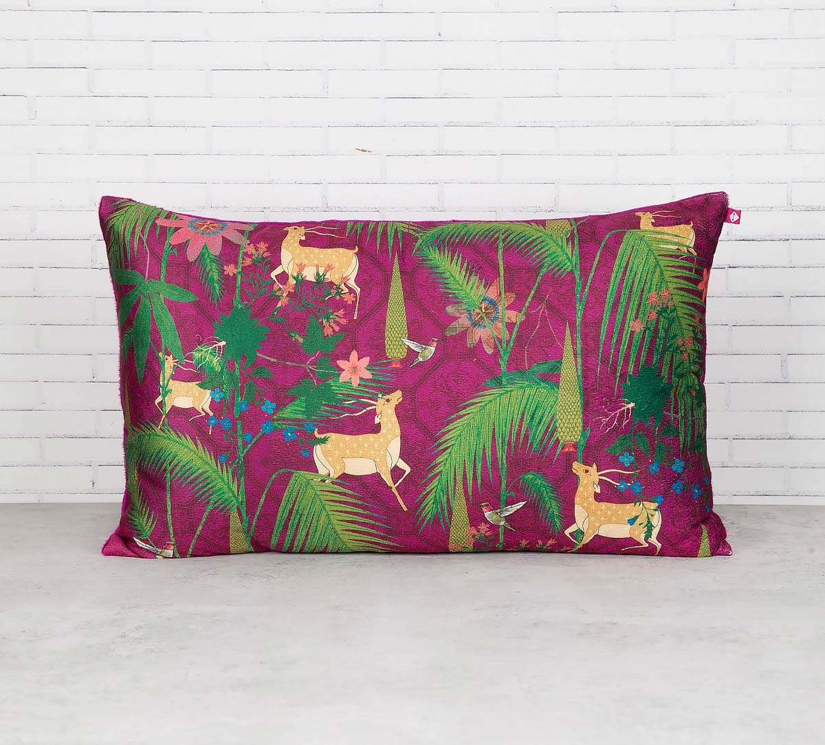Forest Fetish 20" x 12" Blended Velvet Cushion Cover
