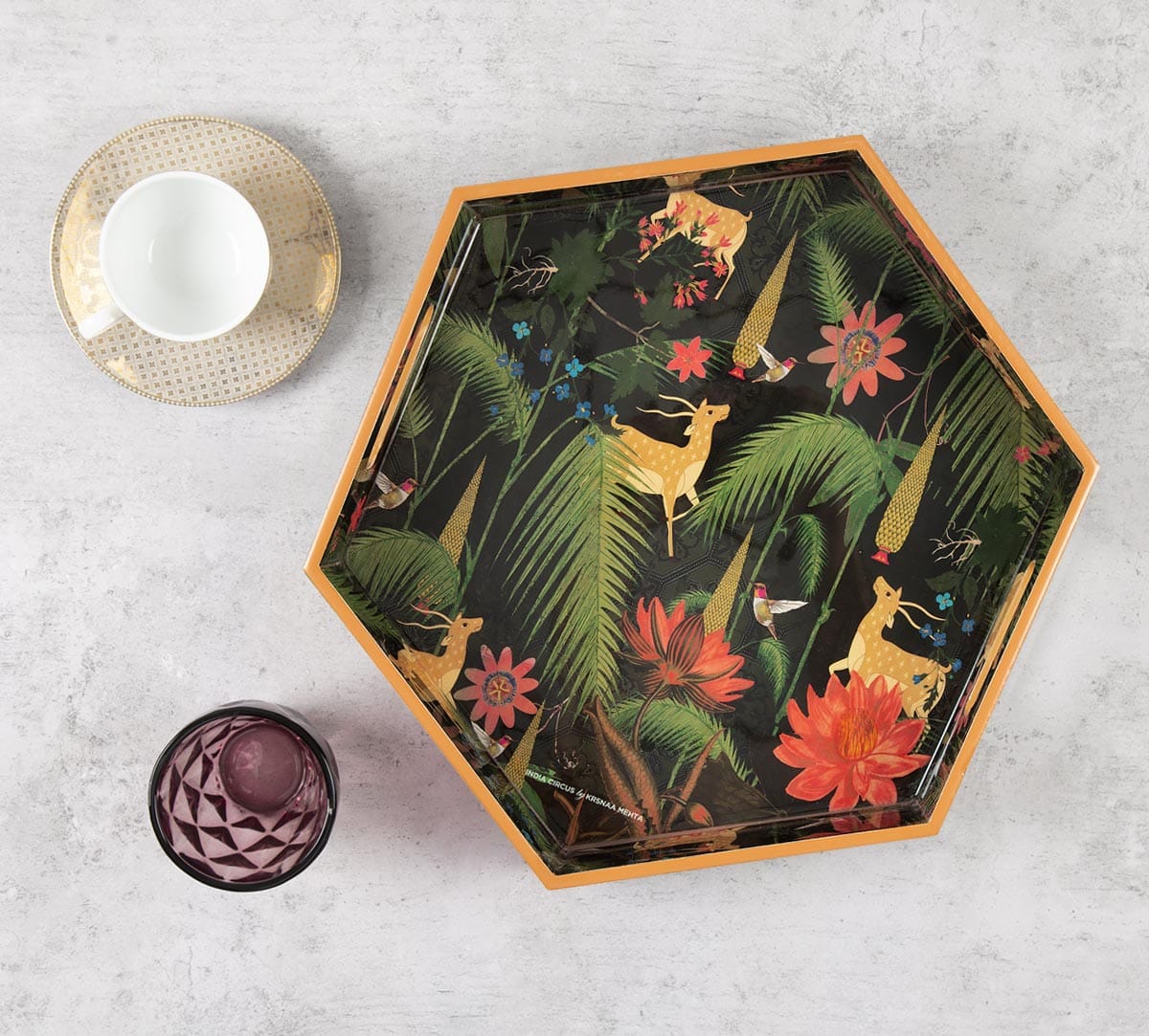 Forest Fetish Hexagon Serving Tray