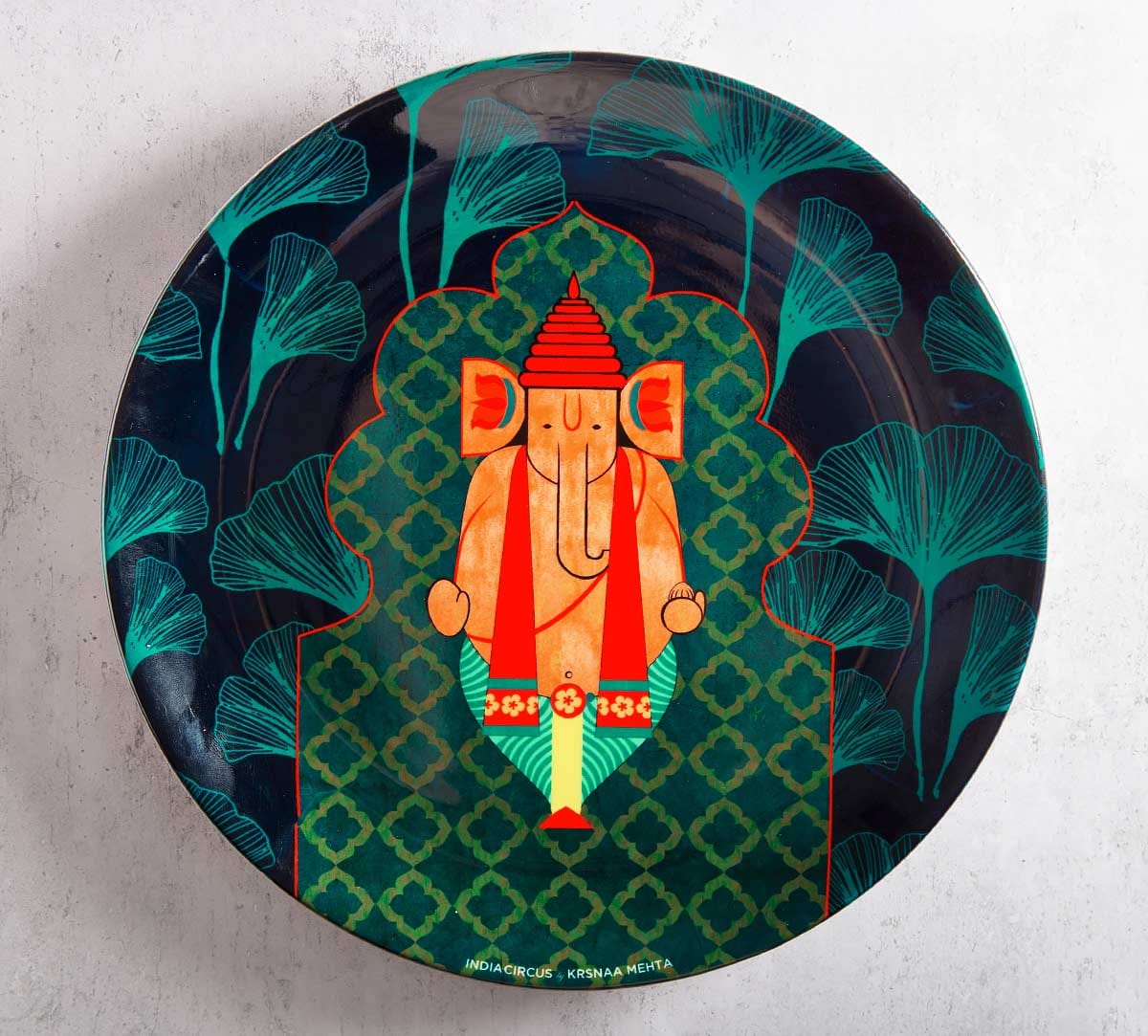 Ganeshas Riad Arch 10 inch Decorative and Snacks Platter