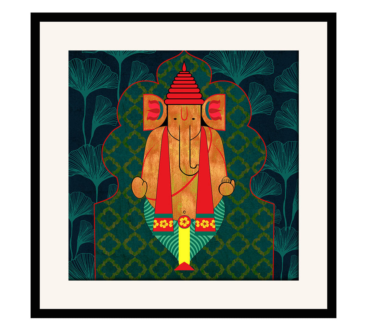 Ganesha's Riad Arch Framed Wall Art