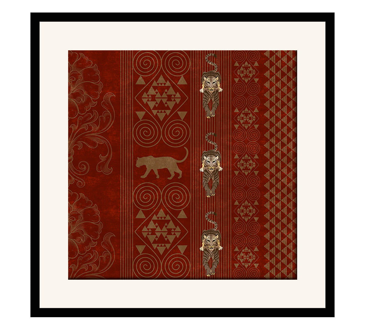 Geometrical Empress Framed Wall Art