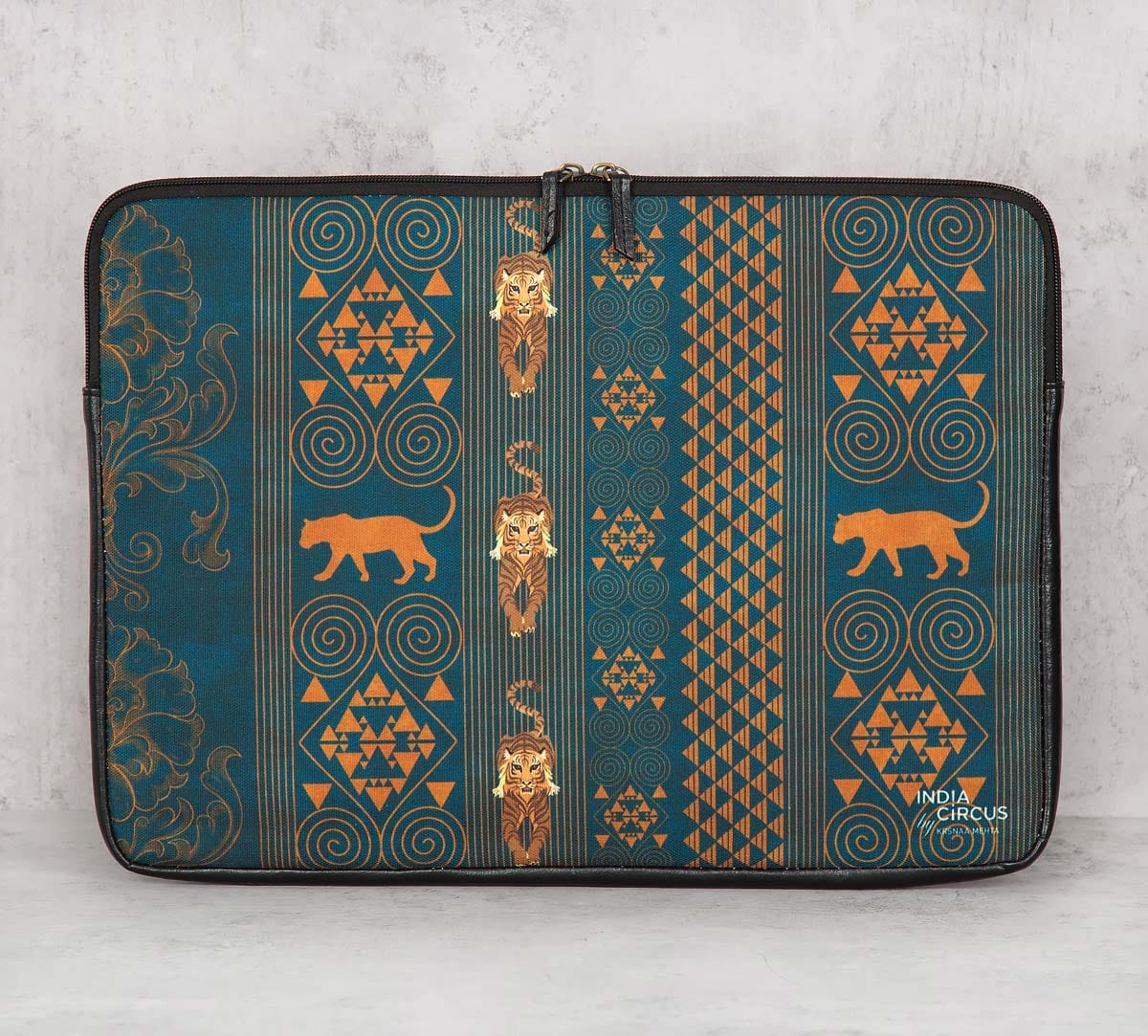 Geometrical Empress Blue Laptop Sleeve