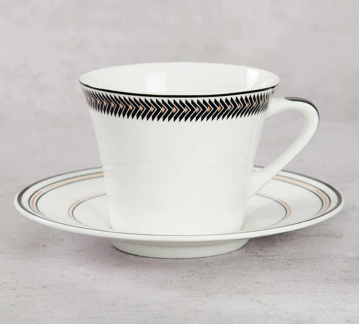 Geometrical Tara Cup & Saucer