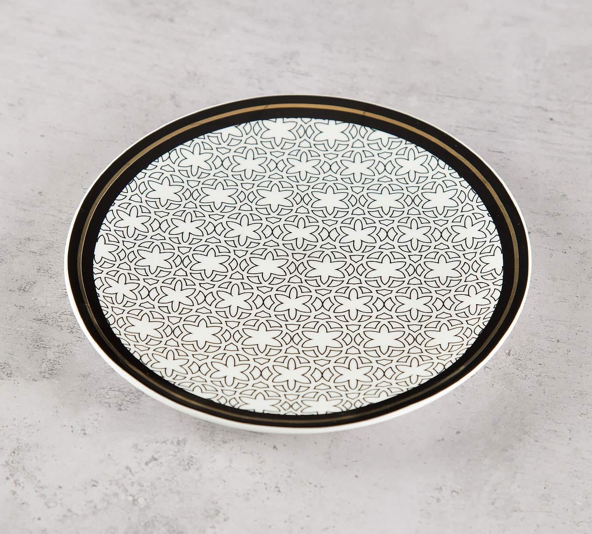 Geometrical Tara Quarter Plate