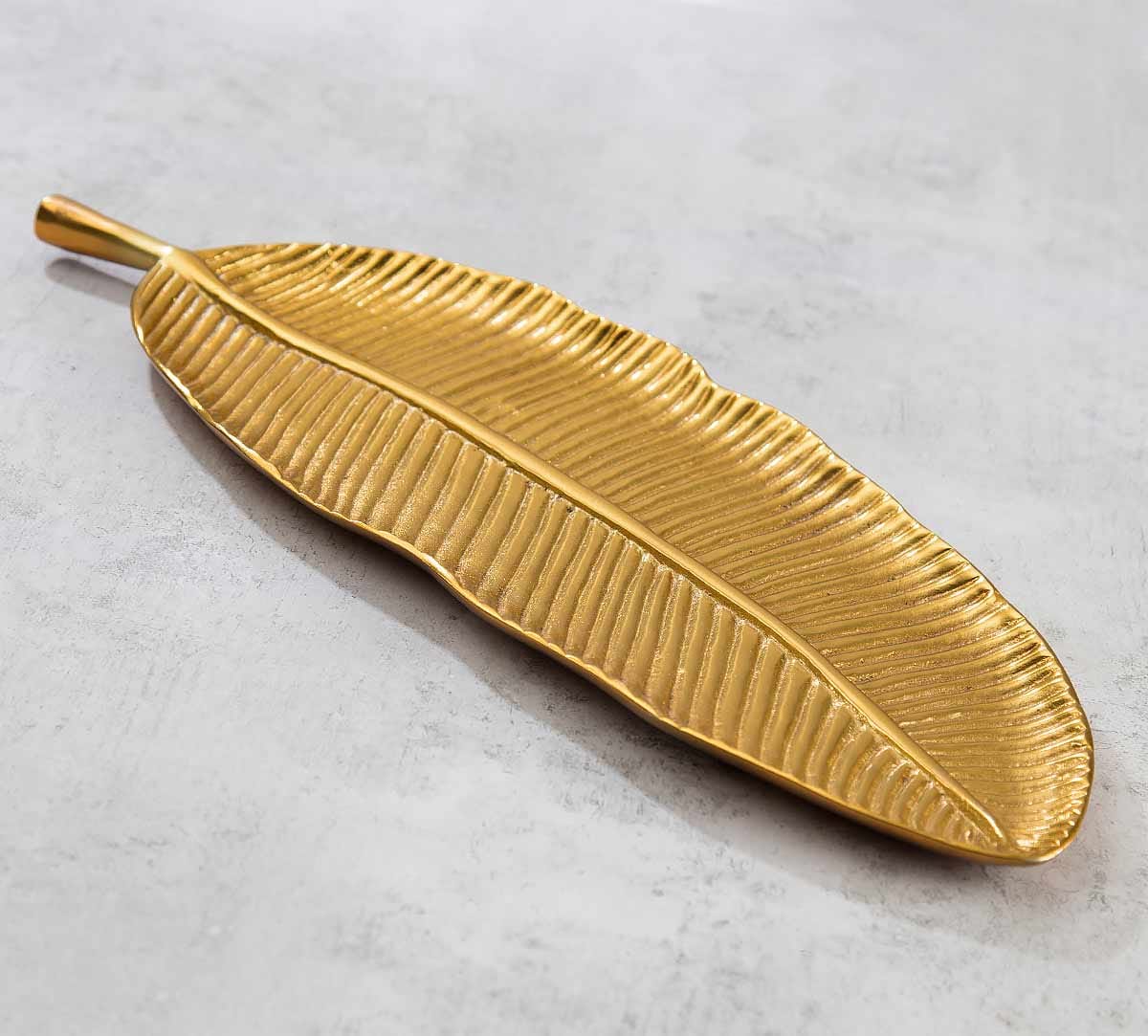 Golden Banana Leaf Big Platter