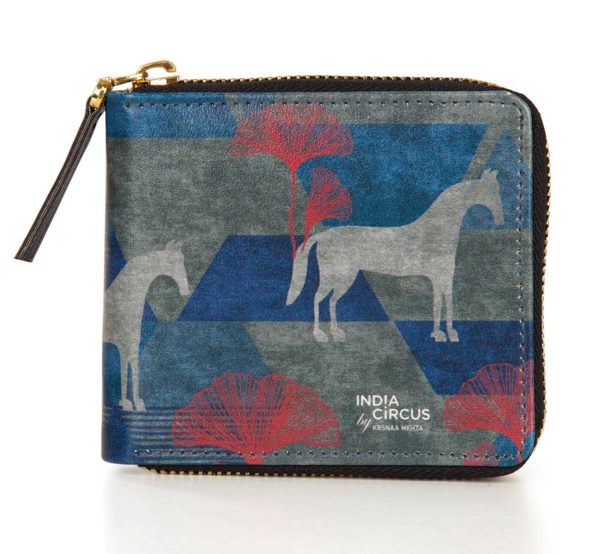 Grey Gallant Gypsy Zipper Wallet