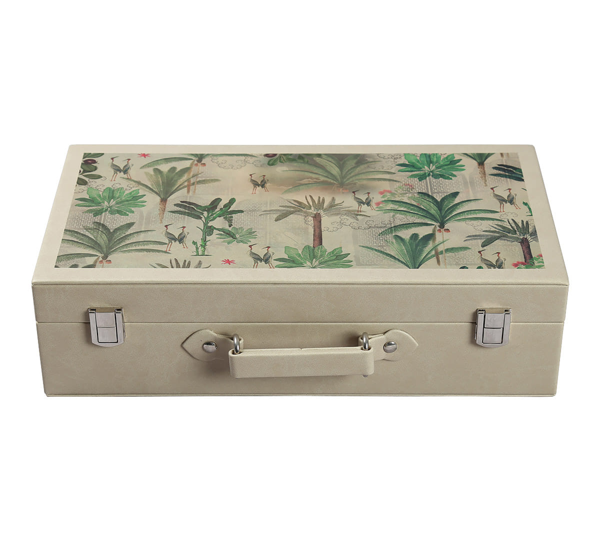 Heron's Garden Leather Watch and Eyewear Box