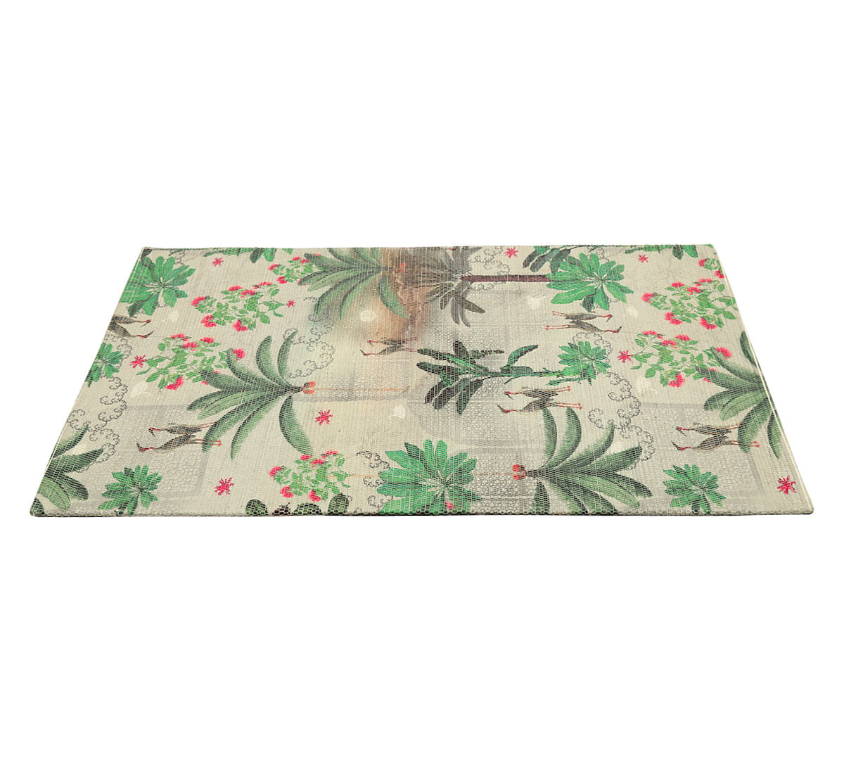 Heron's Garden Flat Woven Rug