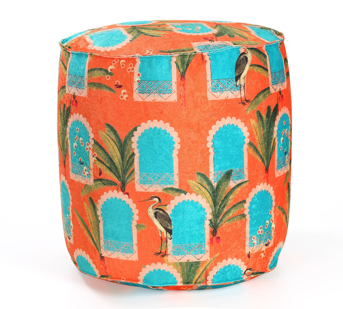 Heron's Palace Pouffe
