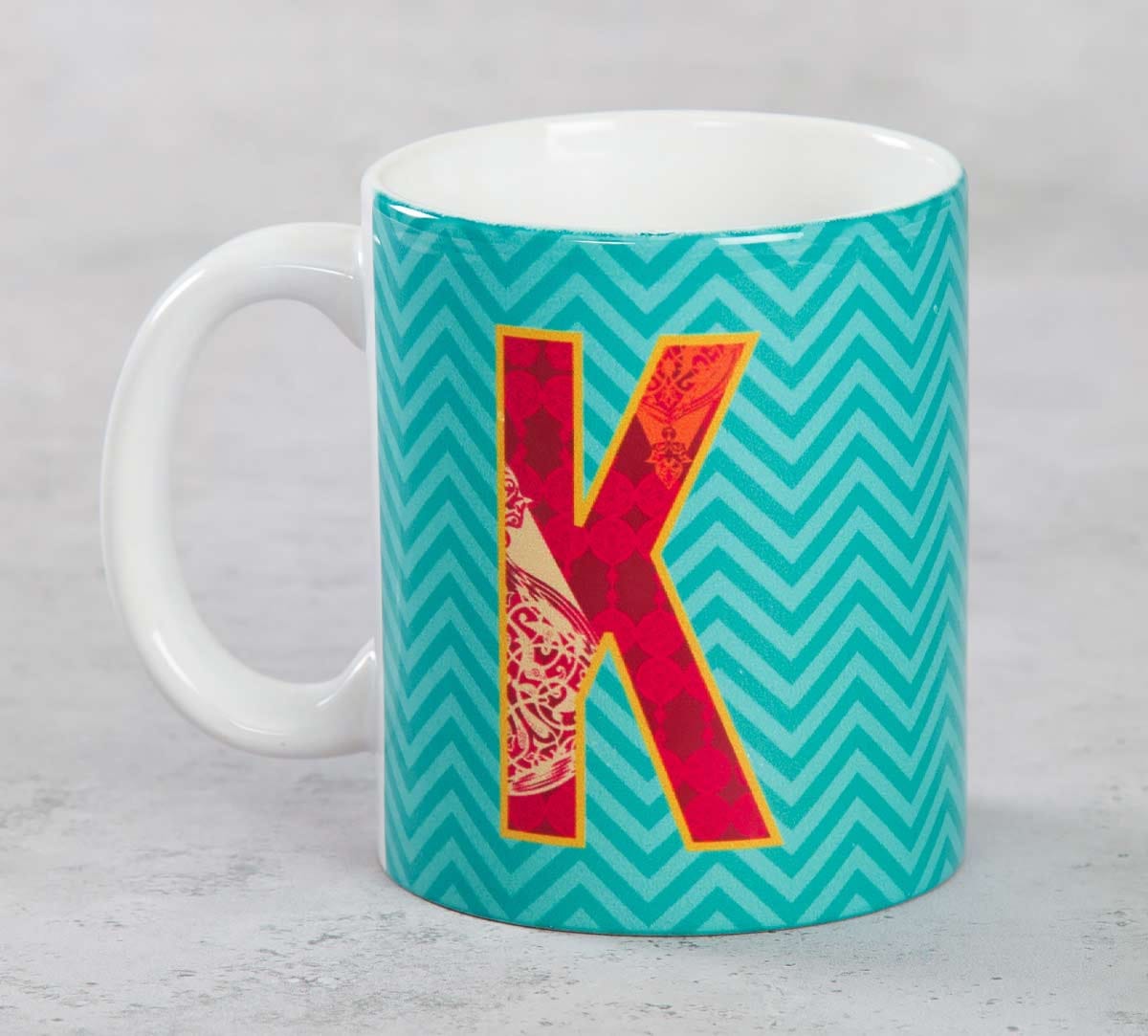 King-sized Alphabet K Coffee Mug