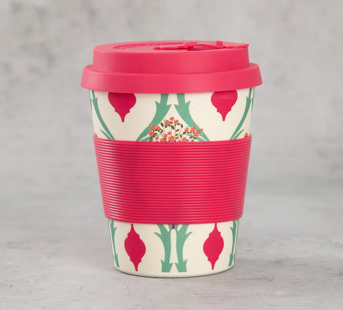 Lattice Blooms Bamboo Frankie Cup