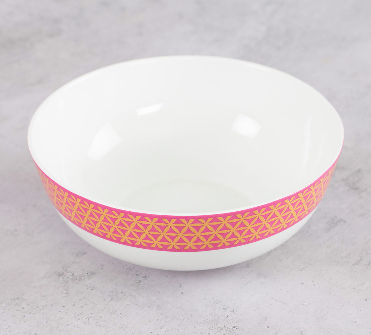 Lattice Lotus Serving Bowl