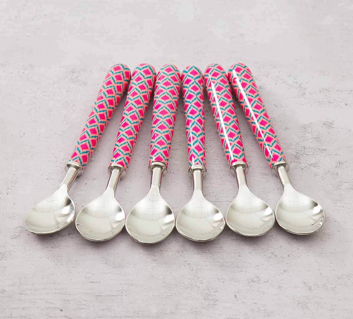 Lattice Practice Dessert Spoon Set of 6