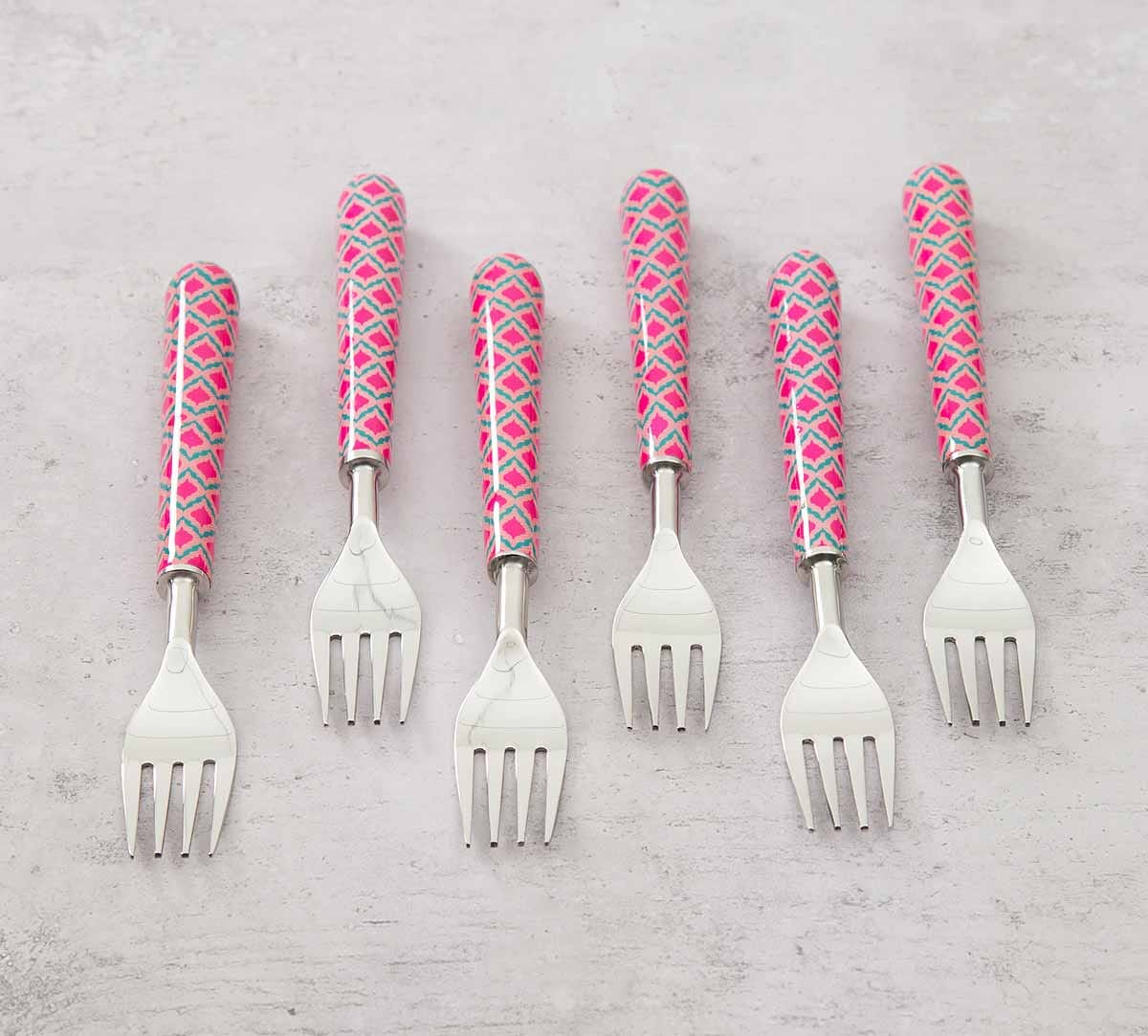 Lattice Practice Fruit Fork Set of 6