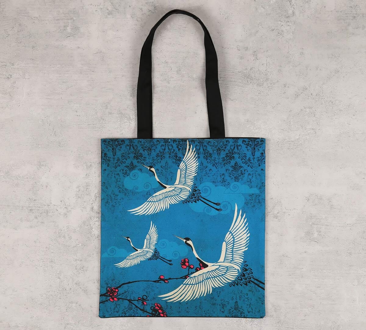 Legend of the Cranes Jhola Bag