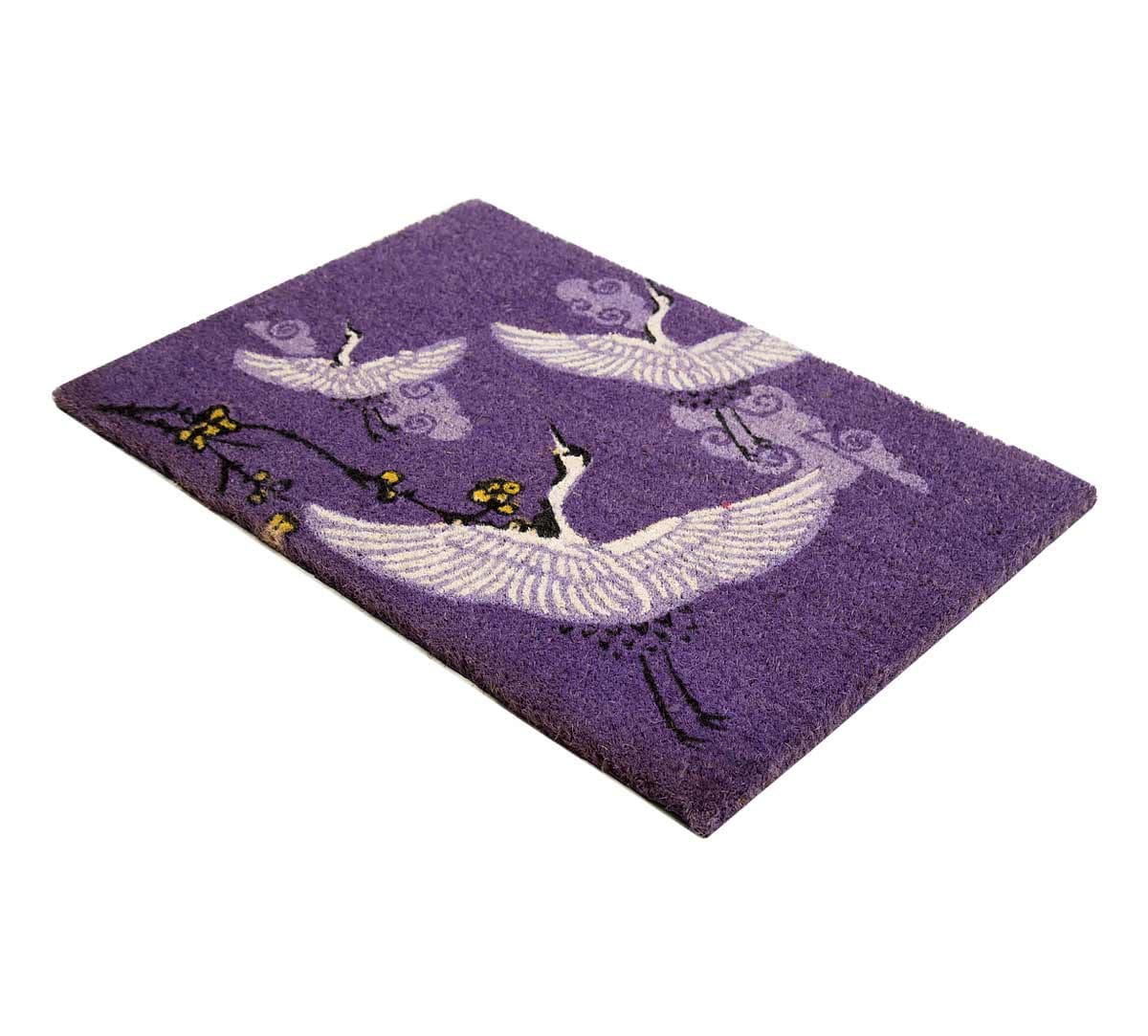 Legend of the Cranes Violet Doormat