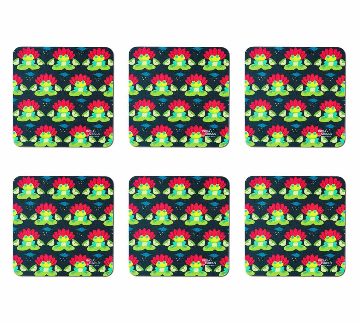 Lotus Toad Table Coaster Set of 6