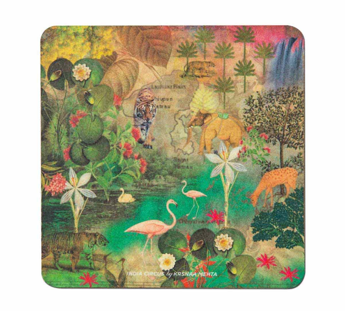 Mapping Animals Table Coaster (Set of 6)