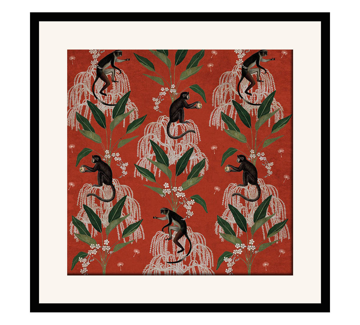 Monkey Games Framed Wall Art