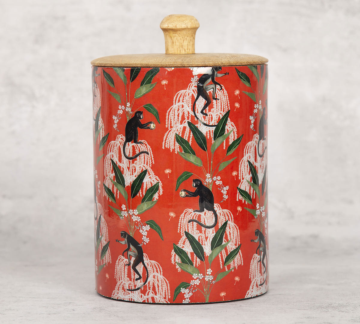 Monkey Games Medium Wooden Jar