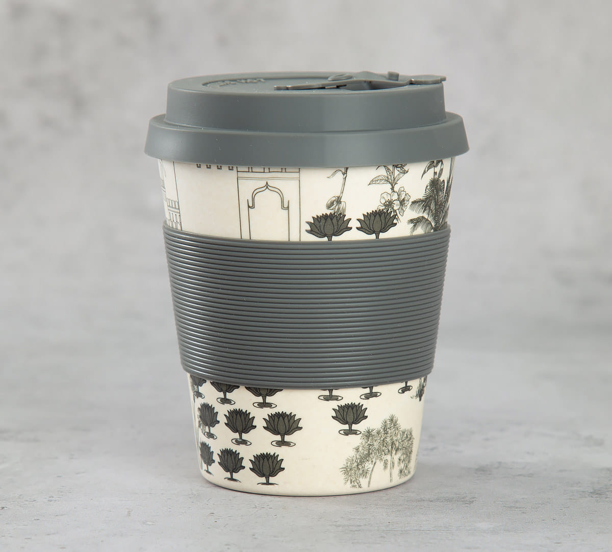Monochrome Palatial Courtyard Bamboo Frankie Cup