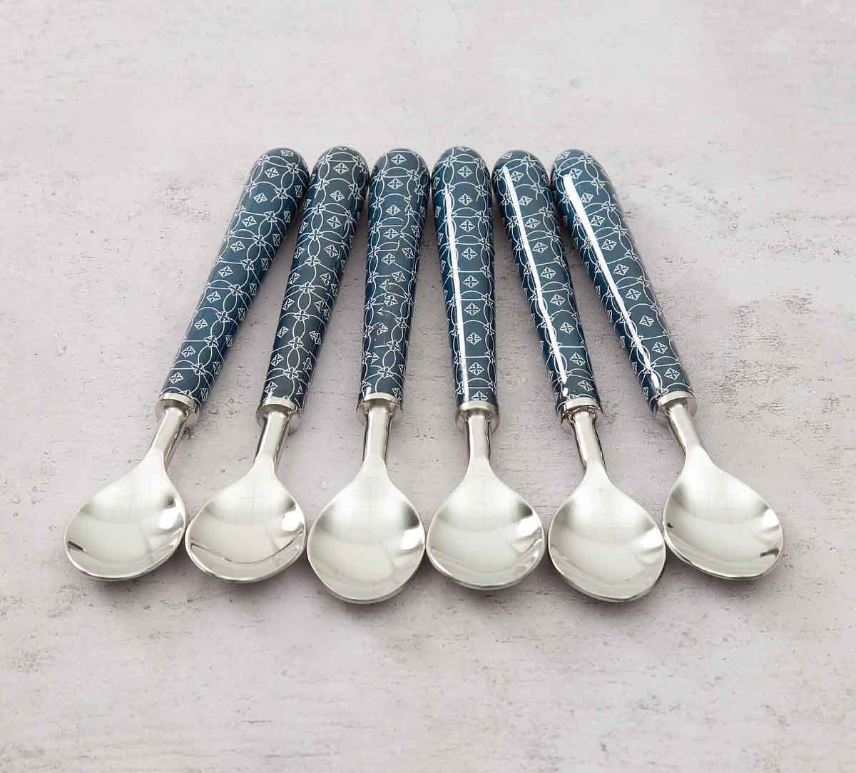 Moribund Geometry Dessert Spoon Set of 6