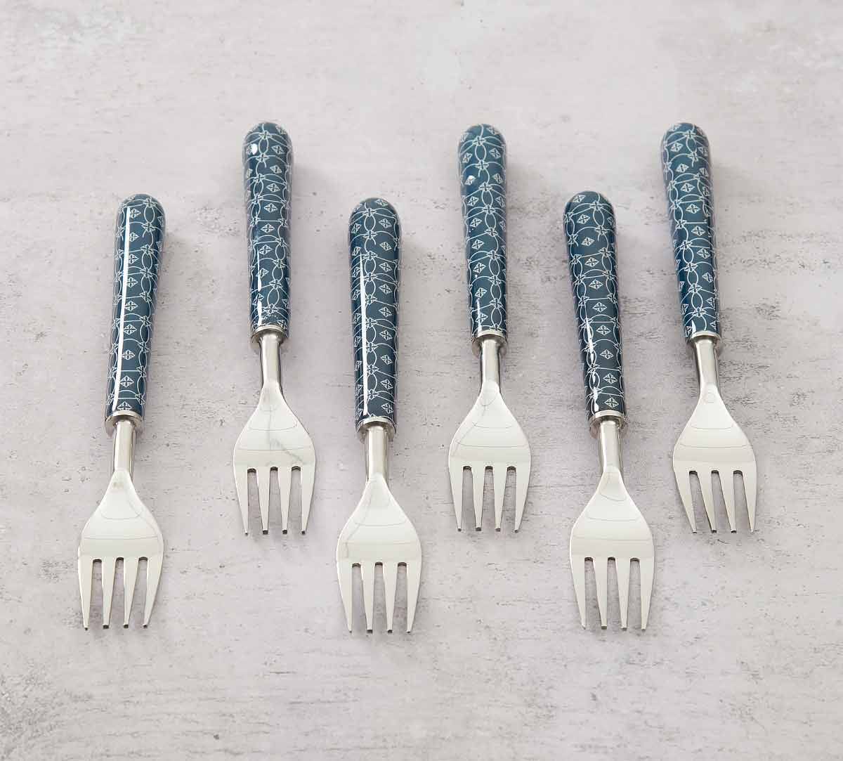 Moribund Geometry Fruit Fork Set of 6