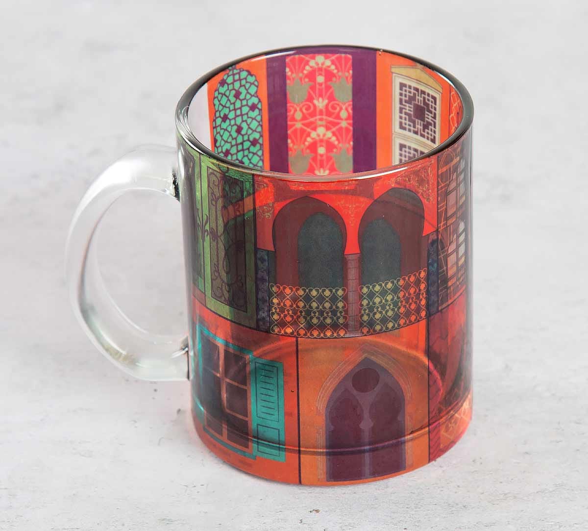 Mughal Doors Reiteration Glass Coffee Mug
