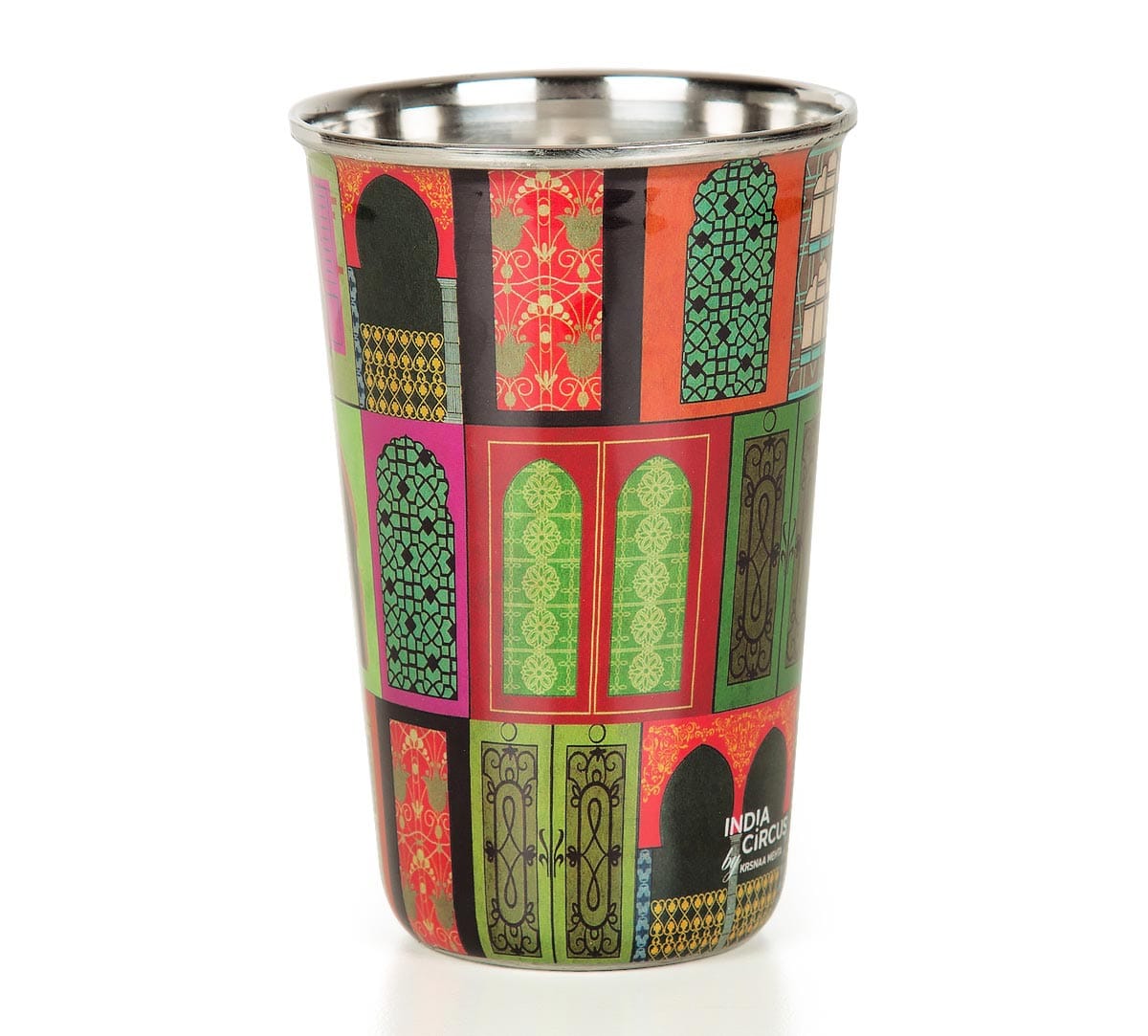 Mughal Doors Reiteration Steel Tumbler (Set of 2)