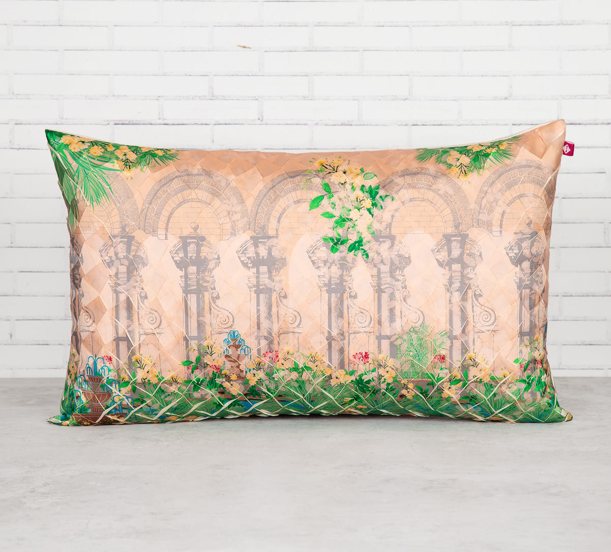 Mughal Garden 20" x 12" Decorative Scaled Cushion Cover