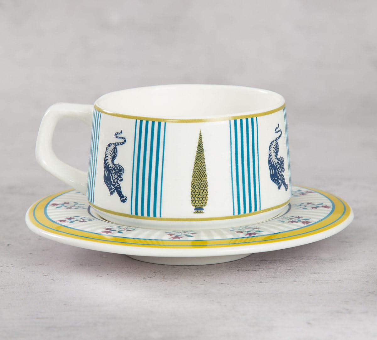 Mystical Garden Cup and Saucer (Set of 6)