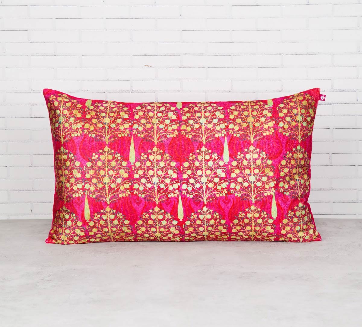 Mystical Pomegranate 20" x 12" Blended Velvet Cushion Cover