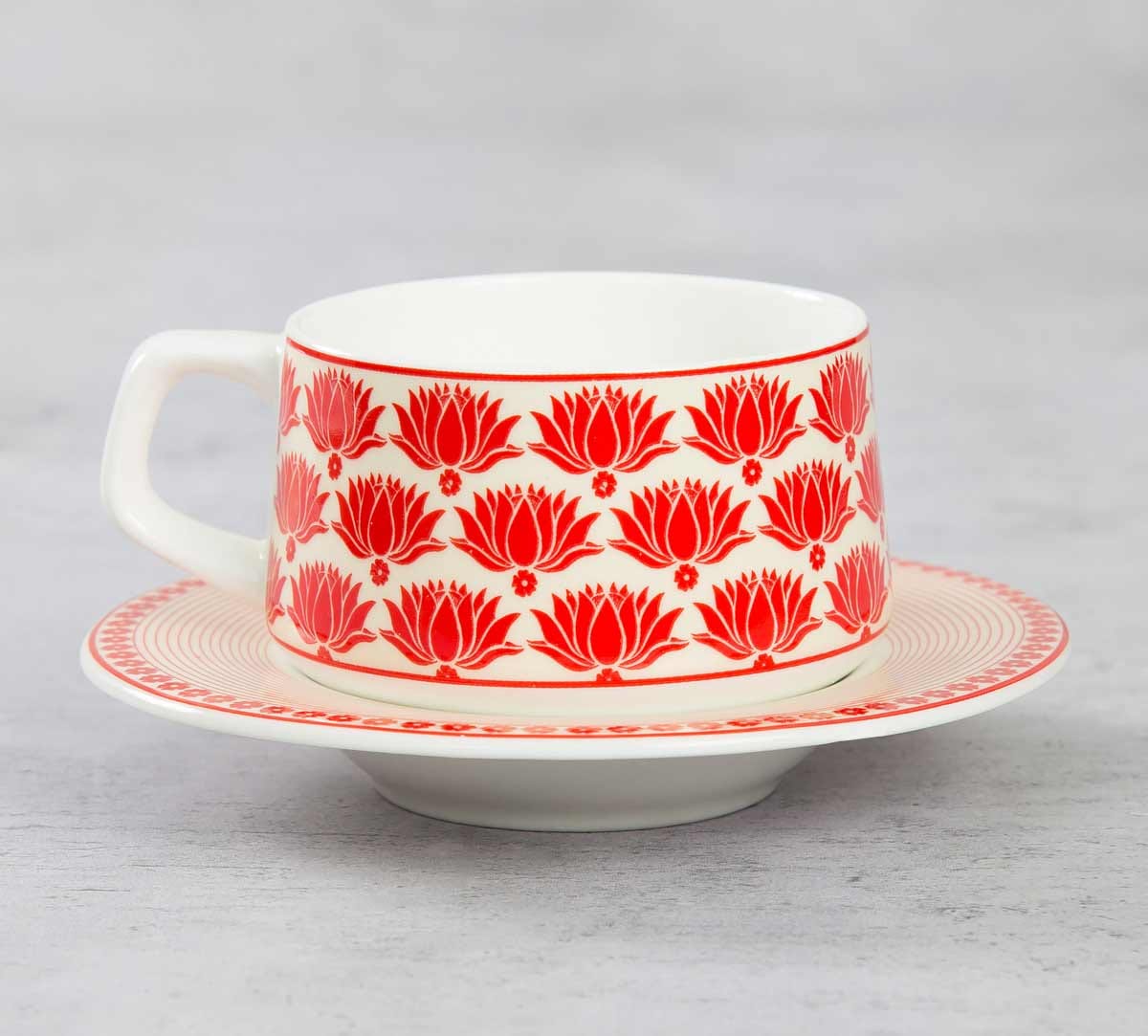 Mystique Flower Ambush Cup and Saucer (Set of 6)