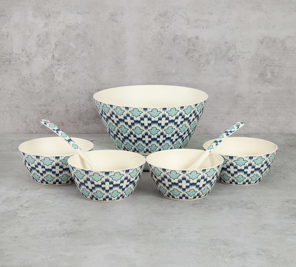 Organised Ovule Bamboo Salad Bowl Set