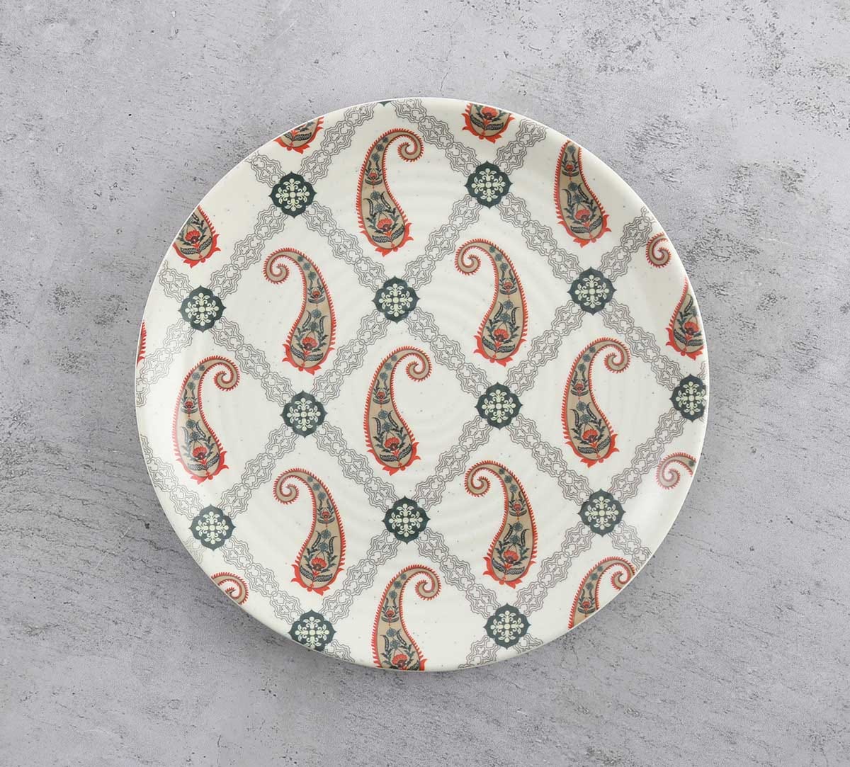 Paisley Prints Quarter Plate