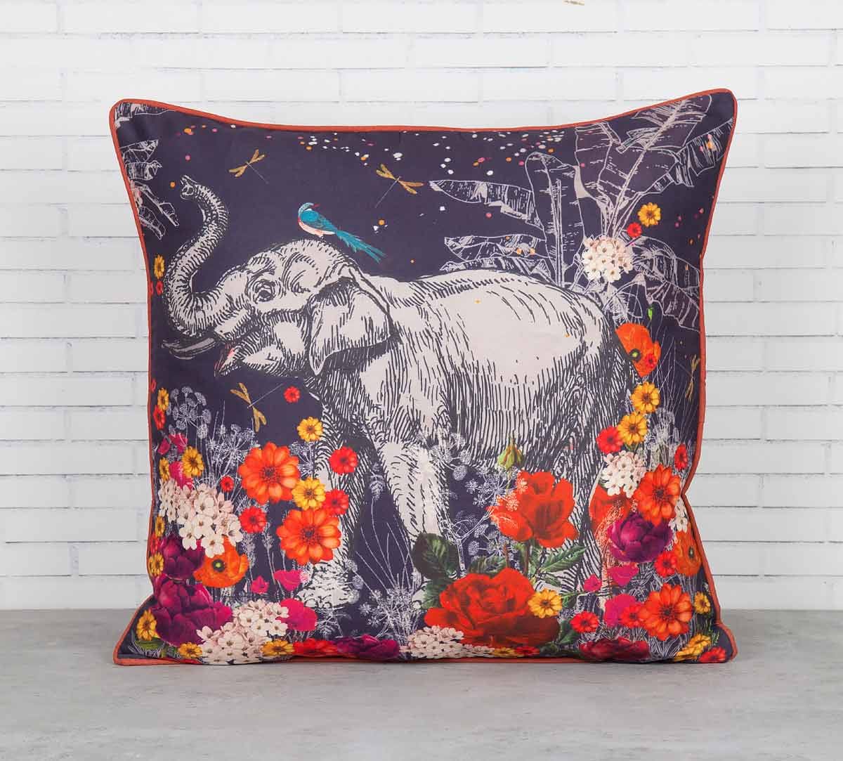 Paradise Satin Blend Cushion Cover