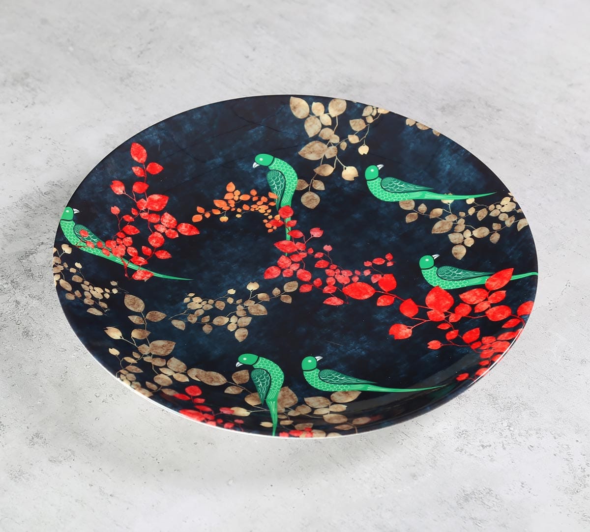 Parrots of the night Decor Plate