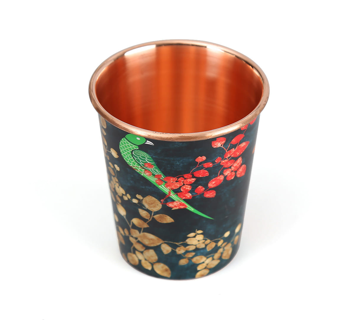 Parrots of the night Small Copper Tumbler