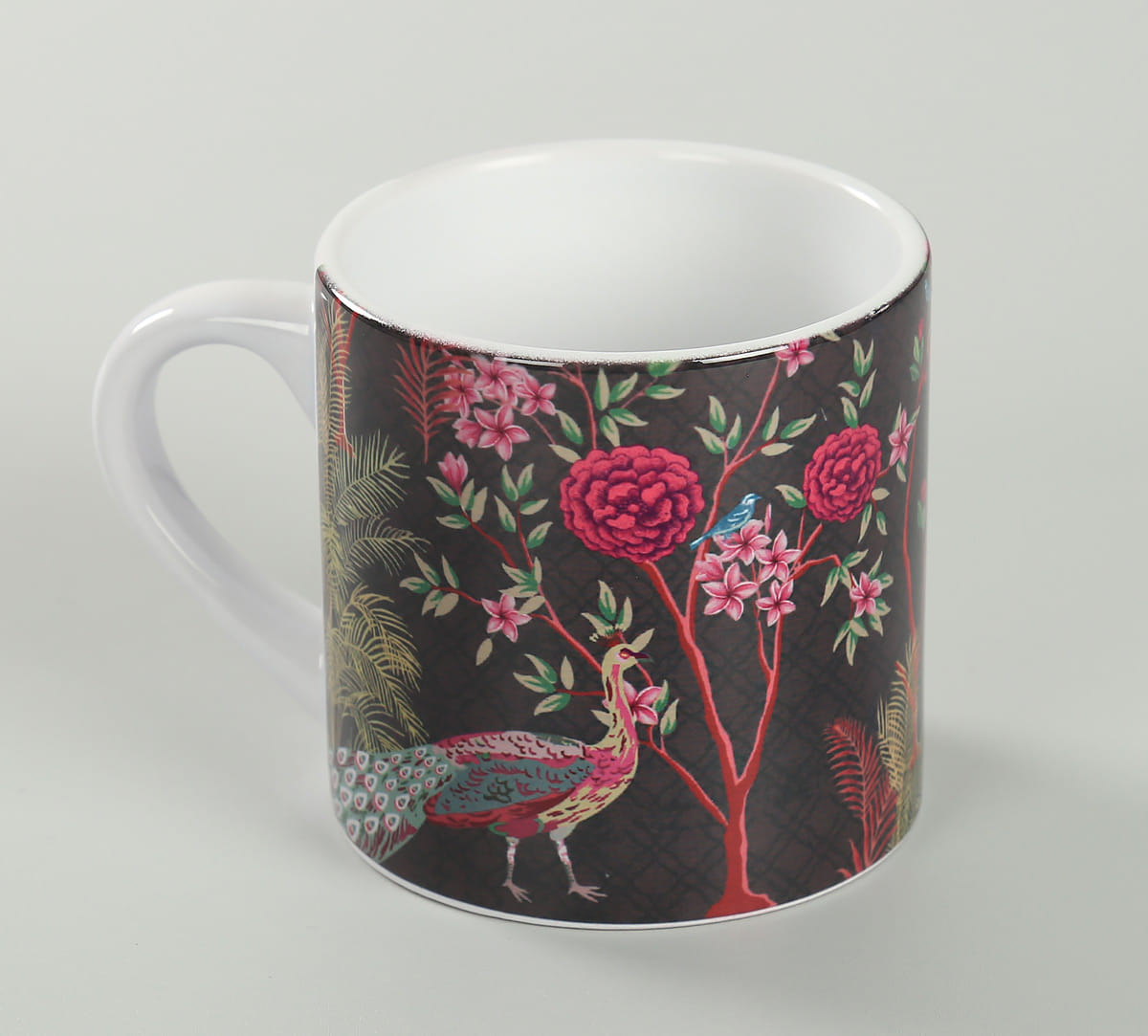 Peacock Garden Espresso Mug