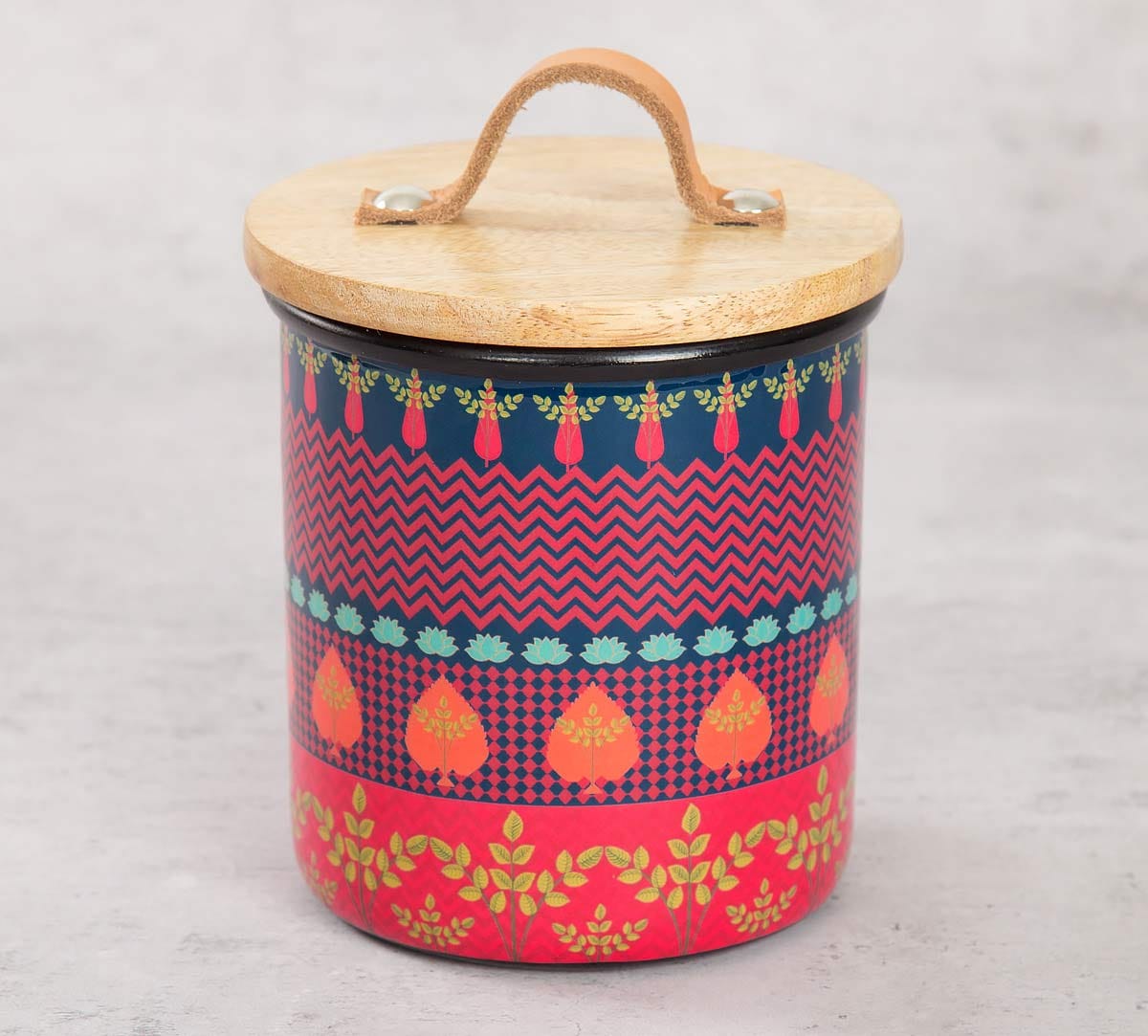 Placid Patterns Cookie Jar