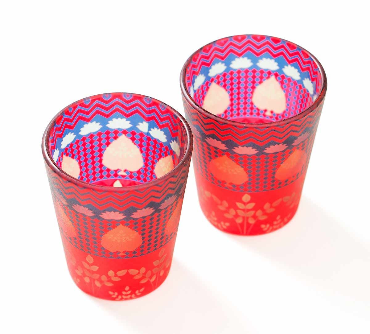 Placid Patterns Shot Glasses Set of 2