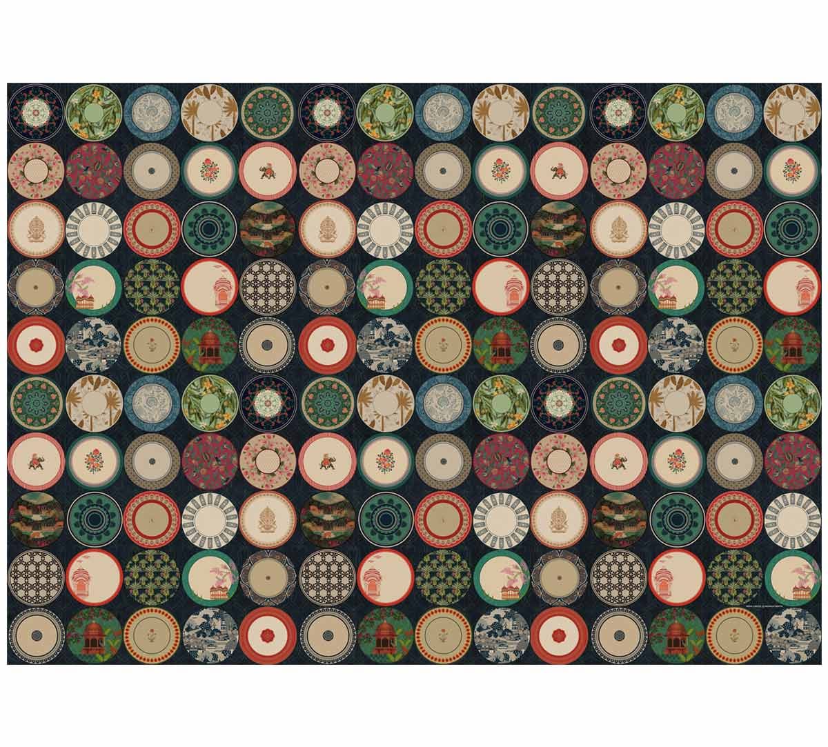 Platter Portrayal Gift Wrapping Paper (Set of 6)