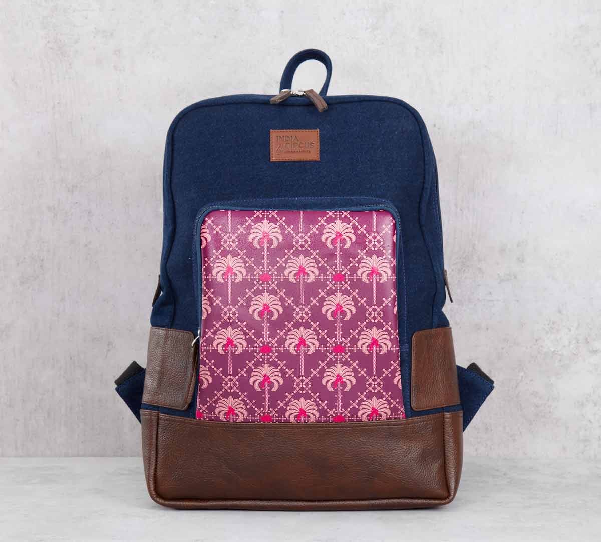 Poly Palmeria Denim Backpack