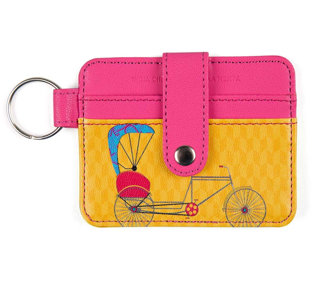 Pop Jinricksha Keychain Card Holder