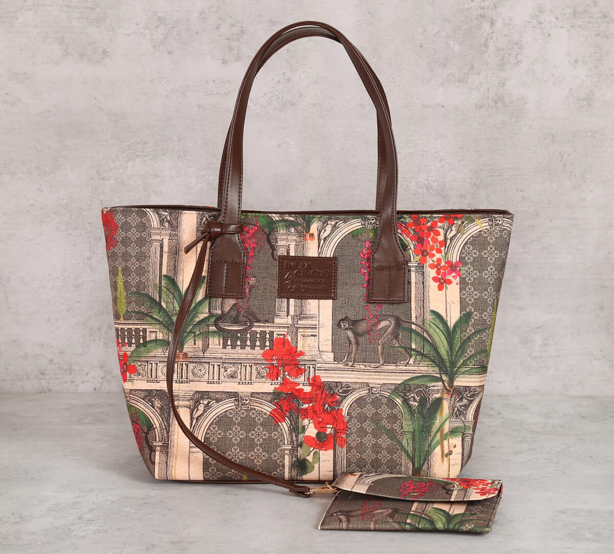 Pretty Monkey Mischief Tote Bag