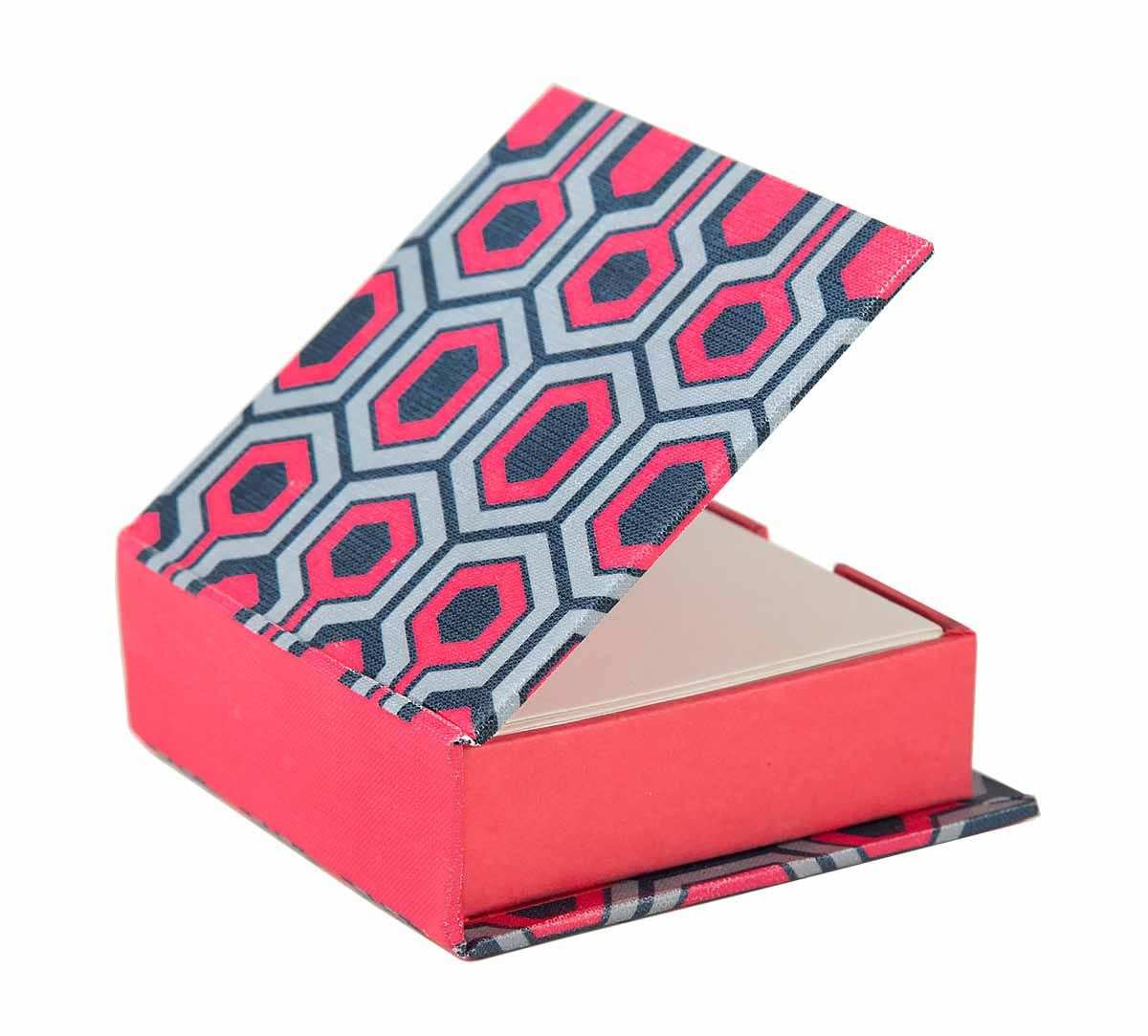 Prismatic Hexagons Memo Pad Box