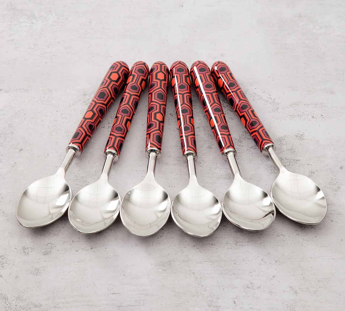 Prismatic Hexagons Table Spoon Set of 6